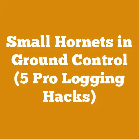 Small Hornets in Ground Control (5 Pro Logging Hacks)