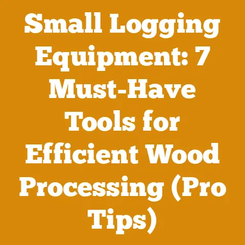 Small Logging Equipment: 7 Must-Have Tools for Efficient Wood Processing (Pro Tips)