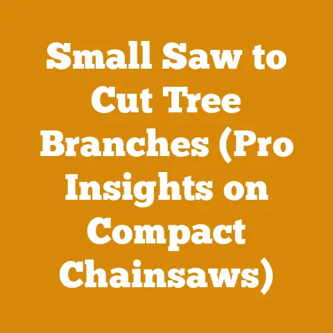 Small Saw to Cut Tree Branches (Pro Insights on Compact Chainsaws)