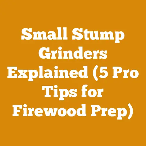 Small Stump Grinders Explained (5 Pro Tips for Firewood Prep)