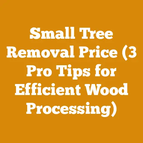 Small Tree Removal Price (3 Pro Tips for Efficient Wood Processing)