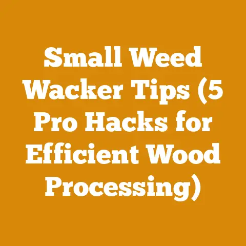 Small Weed Wacker Tips (5 Pro Hacks for Efficient Wood Processing)