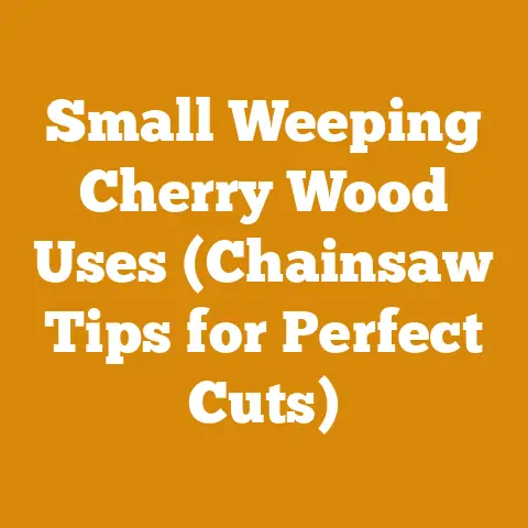 Small Weeping Cherry Wood Uses (Chainsaw Tips for Perfect Cuts)