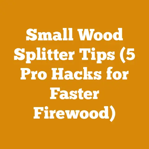 Small Wood Splitter Tips (5 Pro Hacks for Faster Firewood)
