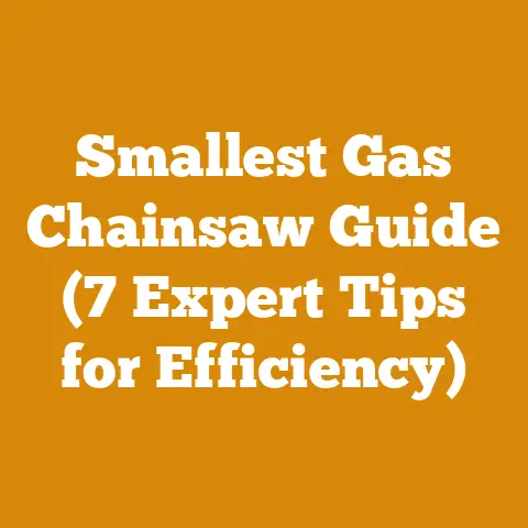Smallest Gas Chainsaw Guide (7 Expert Tips for Efficiency)