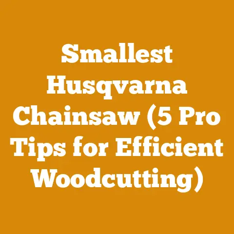 Smallest Husqvarna Chainsaw (5 Pro Tips for Efficient Woodcutting)
