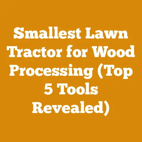 Smallest Lawn Tractor for Wood Processing (Top 5 Tools Revealed)