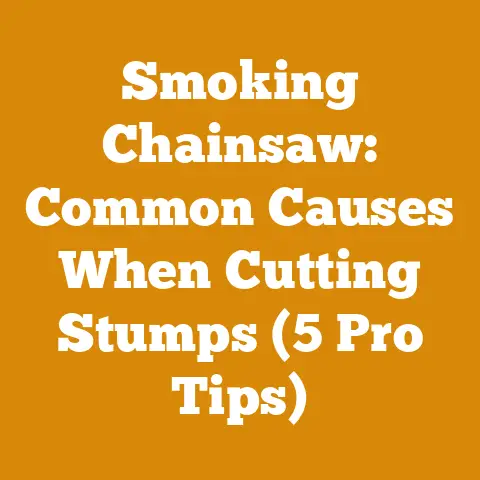 Smoking Chainsaw: Common Causes When Cutting Stumps (5 Pro Tips)