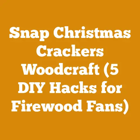 Snap Christmas Crackers Woodcraft (5 DIY Hacks for Firewood Fans)