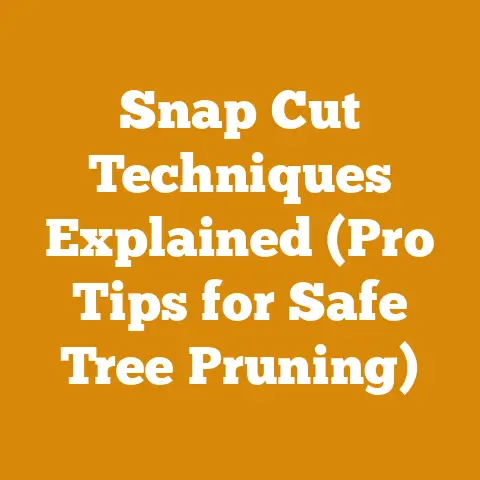 Snap Cut Techniques Explained (Pro Tips for Safe Tree Pruning)