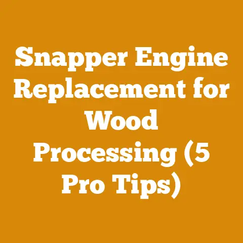 Snapper Engine Replacement for Wood Processing (5 Pro Tips)