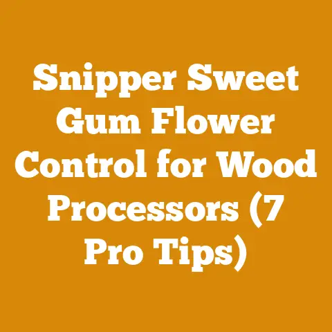 Snipper Sweet Gum Flower Control for Wood Processors (7 Pro Tips)