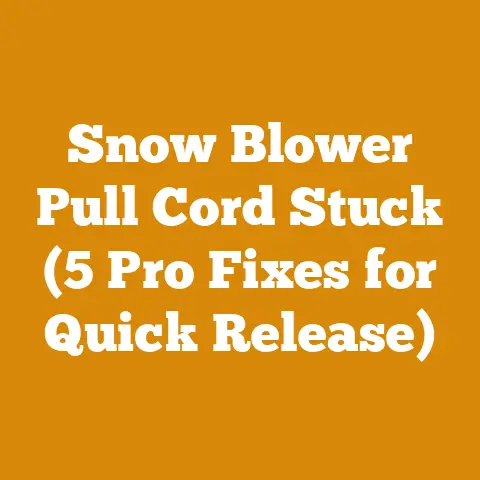 Snow Blower Pull Cord Stuck (5 Pro Fixes for Quick Release)