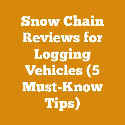 Snow Chain Reviews for Logging Vehicles (5 Must-Know Tips)