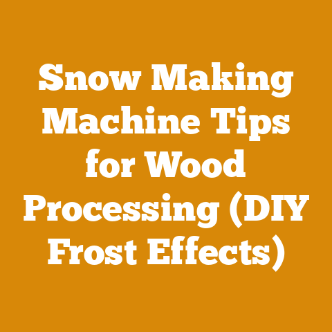 Snow Making Machine Tips for Wood Processing (DIY Frost Effects)