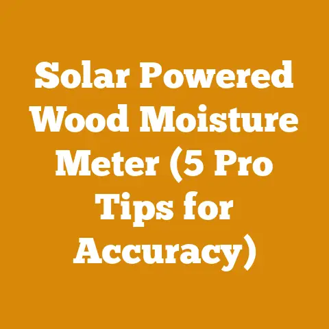 Solar Powered Wood Moisture Meter (5 Pro Tips for Accuracy)