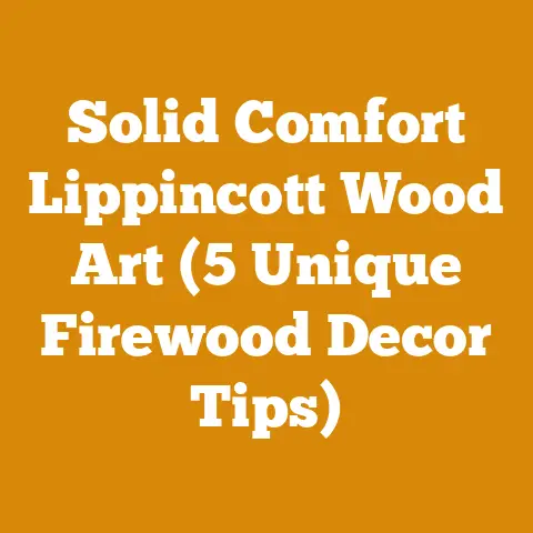 Solid Comfort Lippincott Wood Art (5 Unique Firewood Decor Tips)
