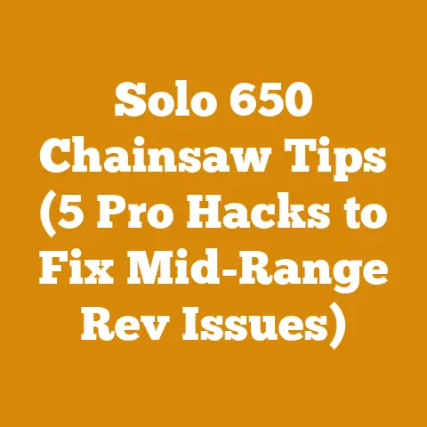 Solo 650 Chainsaw Tips (5 Pro Hacks to Fix Mid-Range Rev Issues)