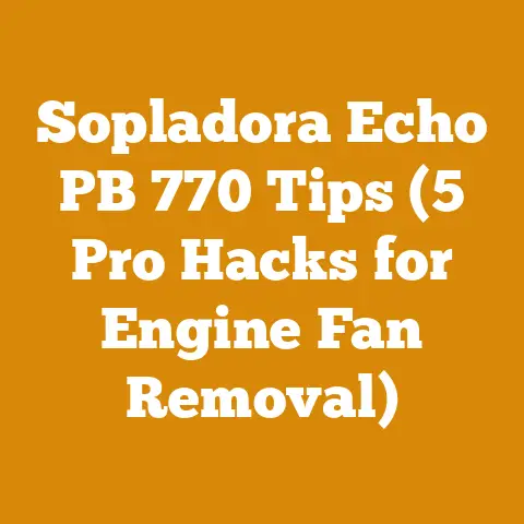 Sopladora Echo PB 770 Tips (5 Pro Hacks for Engine Fan Removal)