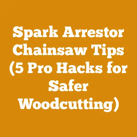 Spark Arrestor Chainsaw Tips (5 Pro Hacks for Safer Woodcutting)