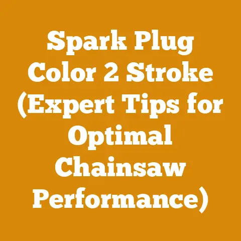 Spark Plug Color 2 Stroke (Expert Tips for Optimal Chainsaw Performance)