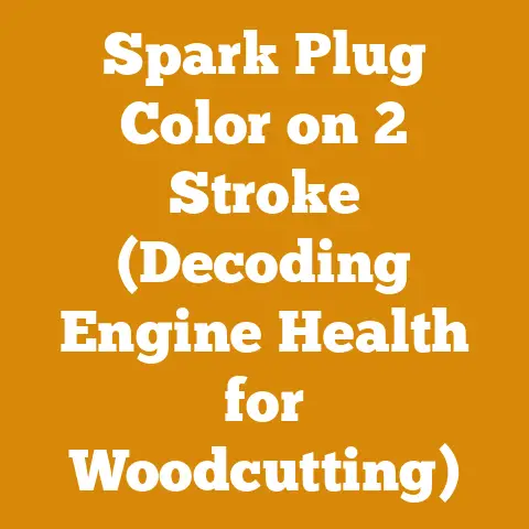 Spark Plug Color on 2 Stroke (Decoding Engine Health for Woodcutting)