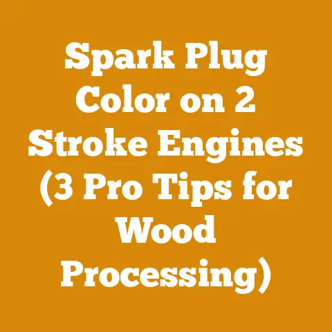Spark Plug Color on 2 Stroke Engines (3 Pro Tips for Wood Processing)