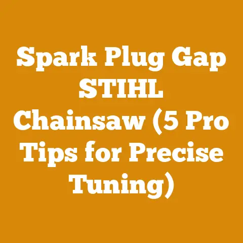 Spark Plug Gap STIHL Chainsaw (5 Pro Tips for Precise Tuning)