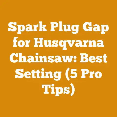 Spark Plug Gap for Husqvarna Chainsaw: Best Setting (5 Pro Tips)