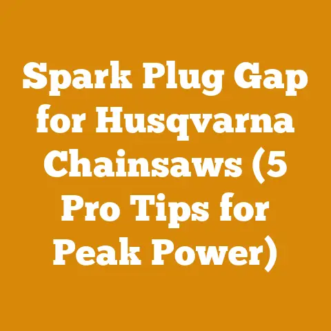 Spark Plug Gap for Husqvarna Chainsaws (5 Pro Tips for Peak Power)