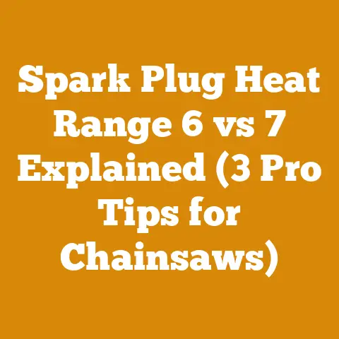 Spark Plug Heat Range 6 vs 7 Explained (3 Pro Tips for Chainsaws)