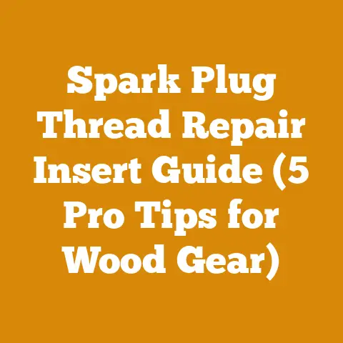 Spark Plug Thread Repair Insert Guide (5 Pro Tips for Wood Gear)
