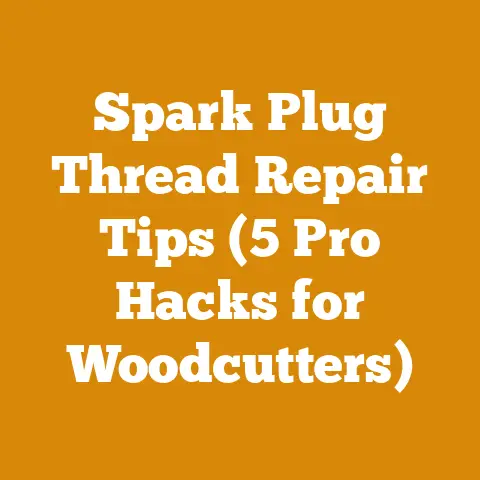Spark Plug Thread Repair Tips (5 Pro Hacks for Woodcutters)