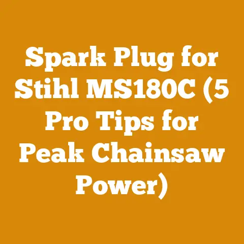 Spark Plug for Stihl MS180C (5 Pro Tips for Peak Chainsaw Power)