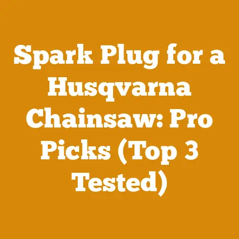Spark Plug for a Husqvarna Chainsaw: Pro Picks (Top 3 Tested)
