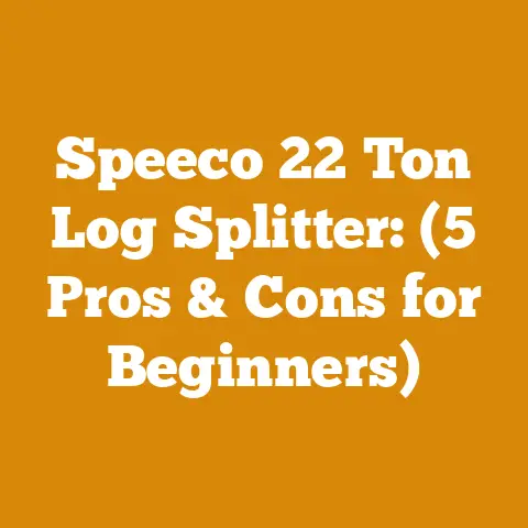 Speeco 22 Ton Log Splitter: (5 Pros & Cons for Beginners)
