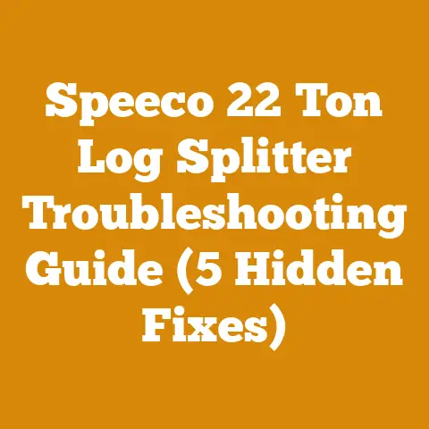 Speeco 22 Ton Log Splitter Troubleshooting Guide (5 Hidden Fixes)