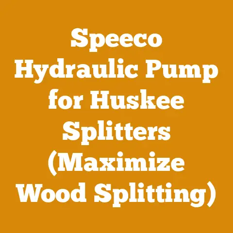 Speeco Hydraulic Pump for Huskee Splitters (Maximize Wood Splitting)