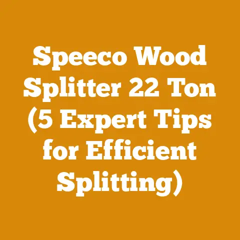 Speeco Wood Splitter 22 Ton (5 Expert Tips for Efficient Splitting)