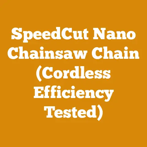 SpeedCut Nano Chainsaw Chain (Cordless Efficiency Tested)