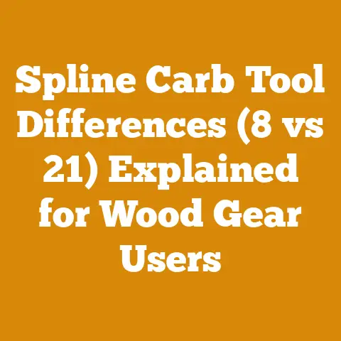 Spline Carb Tool Differences (8 vs 21) Explained for Wood Gear Users