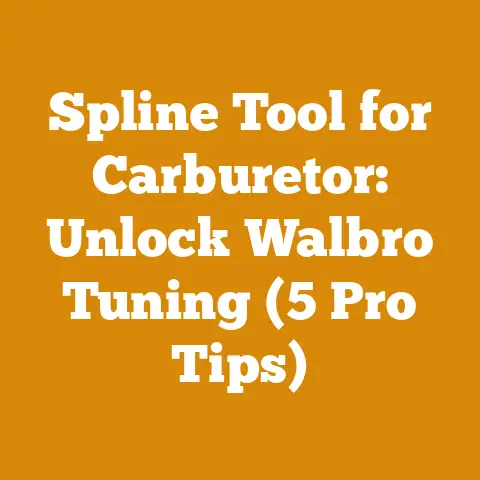 Spline Tool for Carburetor: Unlock Walbro Tuning (5 Pro Tips)