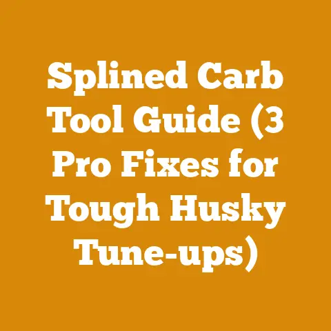 Splined Carb Tool Guide (3 Pro Fixes for Tough Husky Tune-ups)