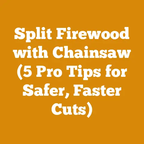 Split Firewood with Chainsaw (5 Pro Tips for Safer, Faster Cuts)