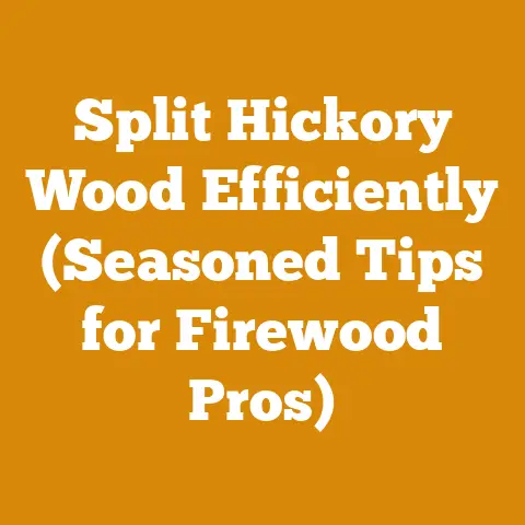 Split Hickory Wood Efficiently (Seasoned Tips for Firewood Pros)