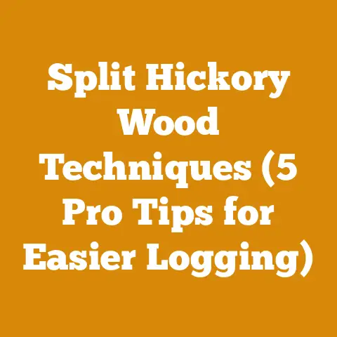 Split Hickory Wood Techniques (5 Pro Tips for Easier Logging)