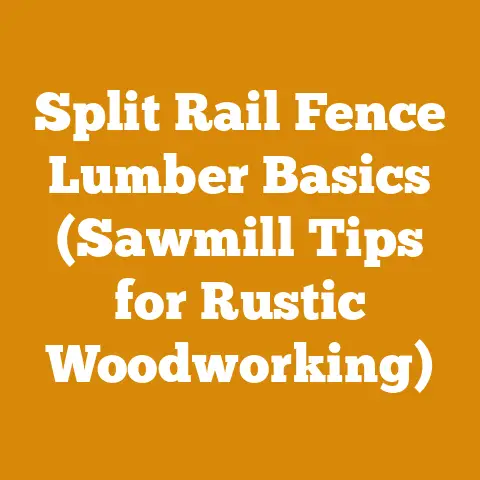 Split Rail Fence Lumber Basics (Sawmill Tips for Rustic Woodworking)