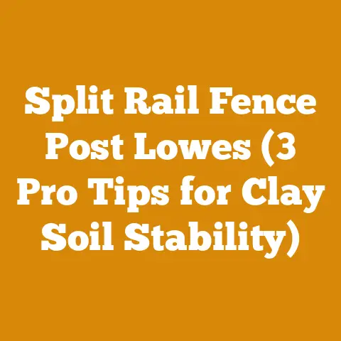 Split Rail Fence Post Lowes (3 Pro Tips for Clay Soil Stability)