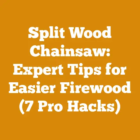 Split Wood Chainsaw: Expert Tips for Easier Firewood (7 Pro Hacks)