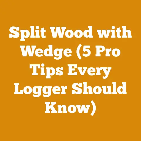Split Wood with Wedge (5 Pro Tips Every Logger Should Know)